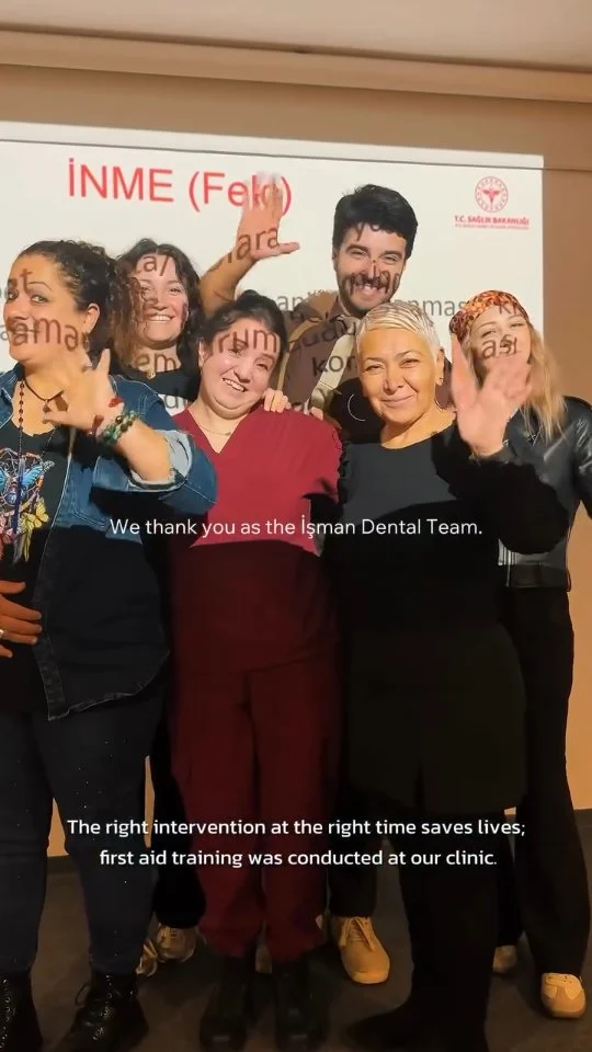 The right intervention at the right time saves lives.
As the Isman Dental Clinic team, we completed our first aid training.

#FirstAidTraining #IsmanDental #ClinicTeam #PatientSafety #HealthcareProfessionals TeamTraining EmergencyPreparedness